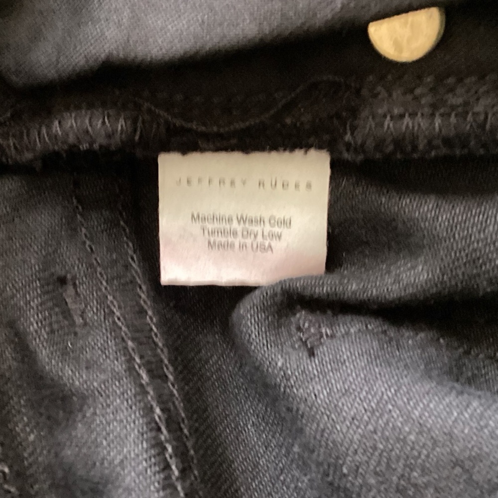 Jeffrey Rudes Black Slim Denim Jeans - Picture 9 of 9